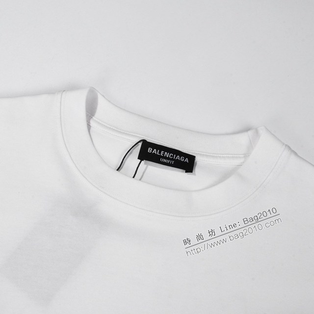 Balenciaga專櫃巴黎世家2023SS新款印花T恤 男女同款 tzy2939